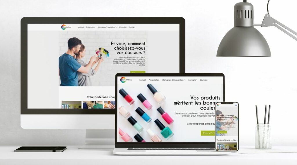 Création du site internet de Color Wellness - Domino Com